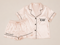 KAPPA ALPHA THETA PINK SATIN PAJAMA SET