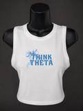 White Kappa Alpha Theta Bow Tank