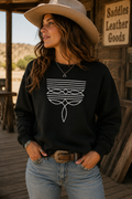 WESTERN GEOMETRIC SWEATSHIRT