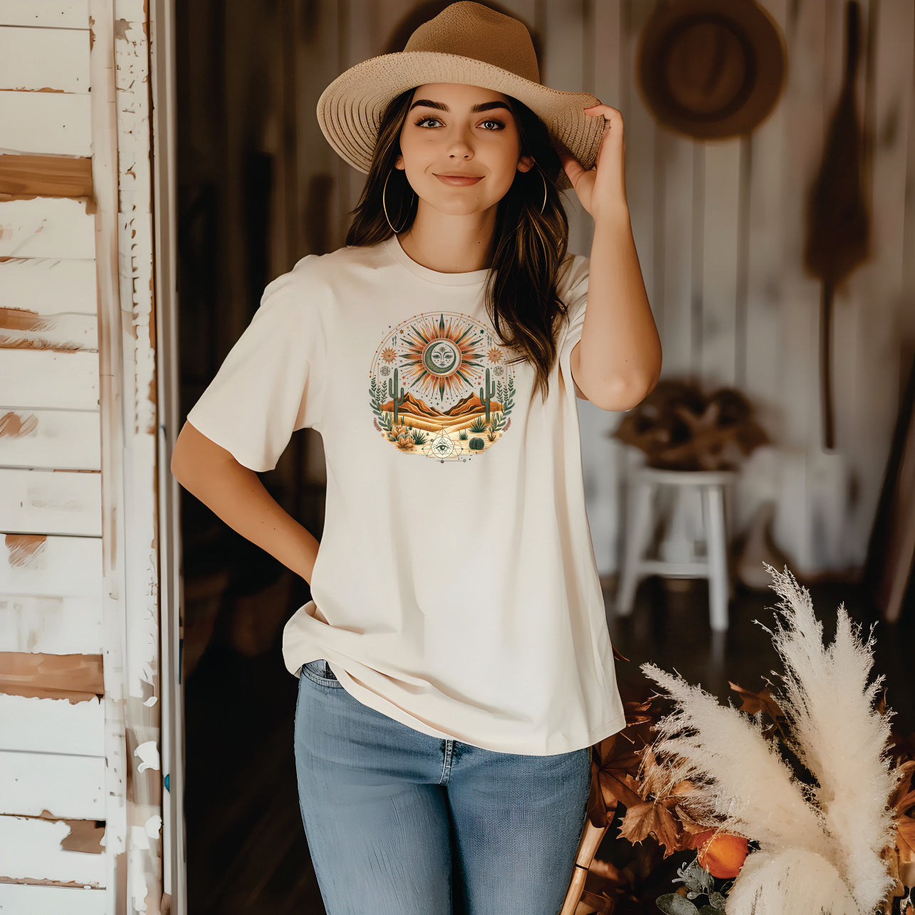 Mystic Desert Boho Tee