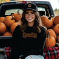 3D Spooky Embroidered Sweatshirt